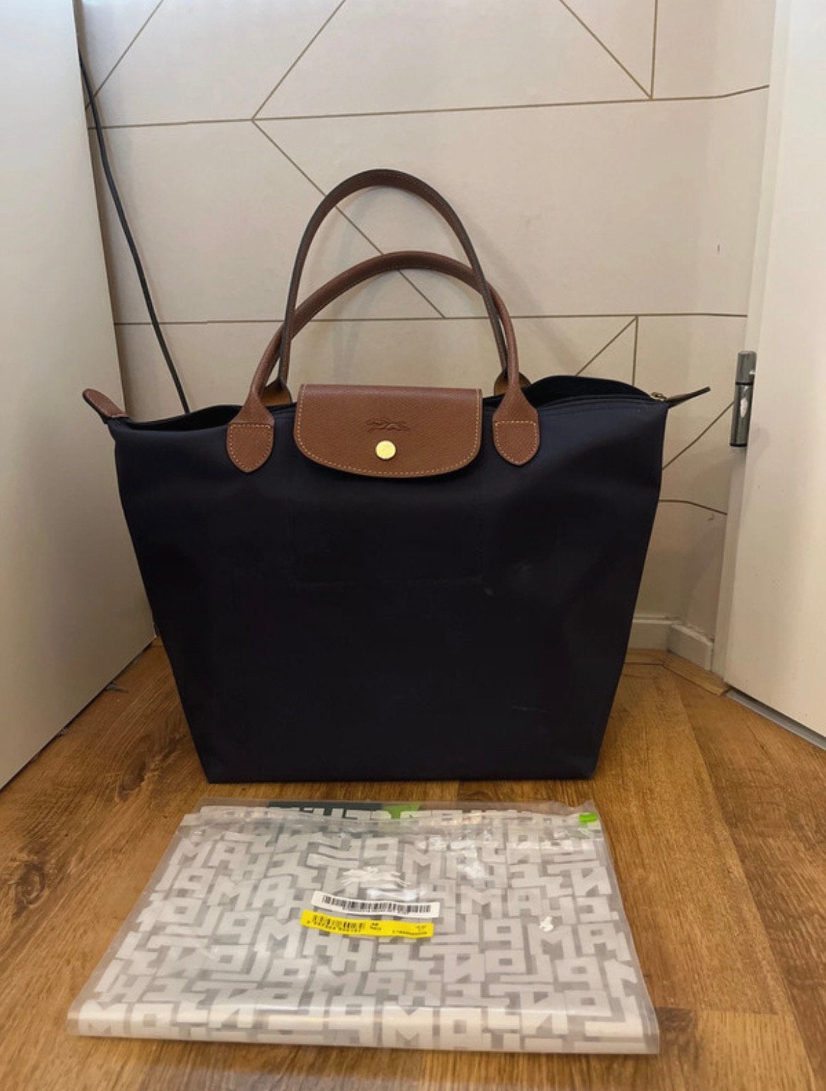 Longchamp tas, Ophalen, Nieuw, Blauw, Handtas
