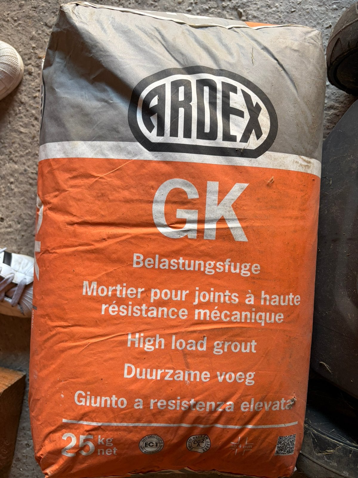 Ardex Waterdicht voegmiddel, Doe-het-zelf en Verbouw, Ophalen, Overige typen, Minder dan 20 cm, Zo goed als nieuw