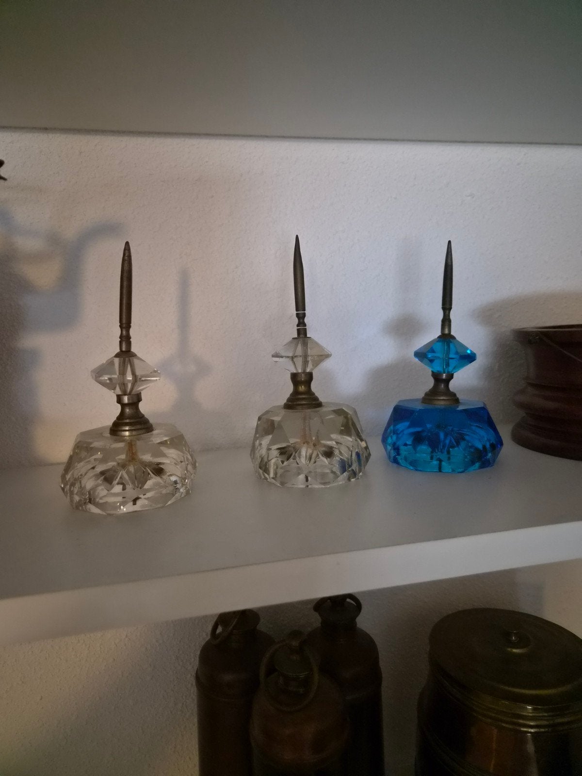 Antieke brievenprikkers / papierpressen, 19e eeuws 50 euro, Antiek en Kunst, Antiek | Glas en Kristal, Ophalen of Verzenden