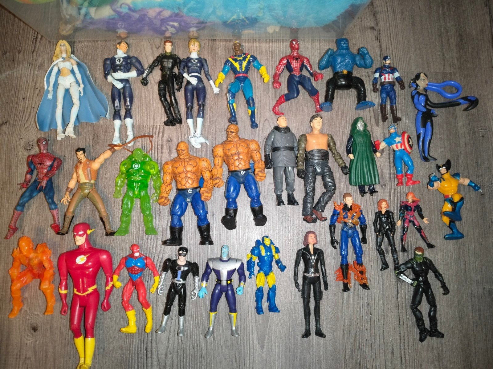 Grote collectie Marvel en DC Comics actiefiguren, Ophalen of Verzenden, Gebruikt