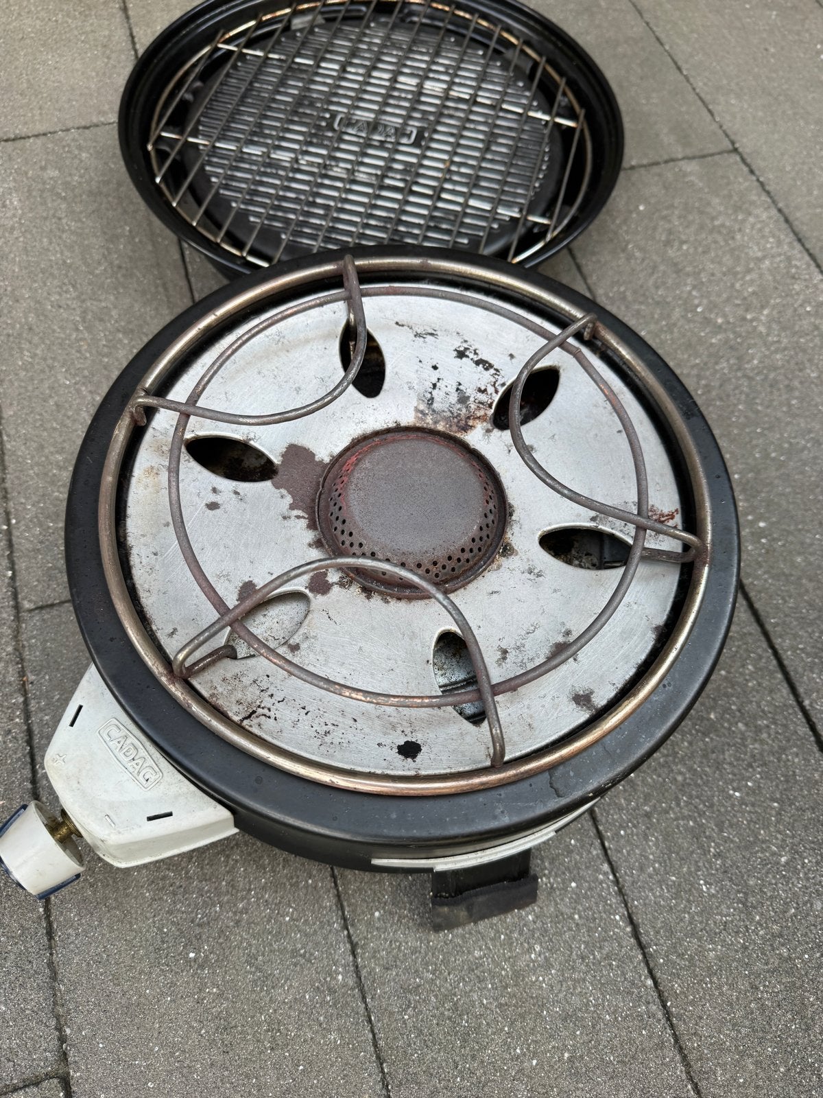 CADAC Skottelbraai 30 compleet - Draagbare Gasbarbecue, Tuin en Terras, Gasbarbecues, Ophalen, Gebruikt