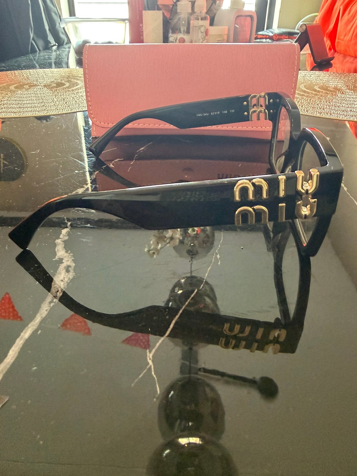 Miu Miu Montuur/Bril Dames Nieuw + Toebehoren, Dieren en Toebehoren, Ophalen of Verzenden, Nieuw, Zwart