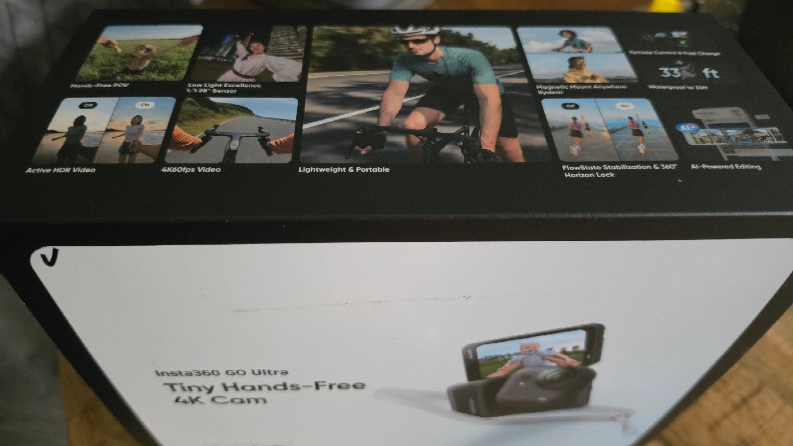 Insta360 GO Ultra met accessoires en 256GB SD-kaart, Ophalen of Verzenden, Zo goed als nieuw, Overige merken