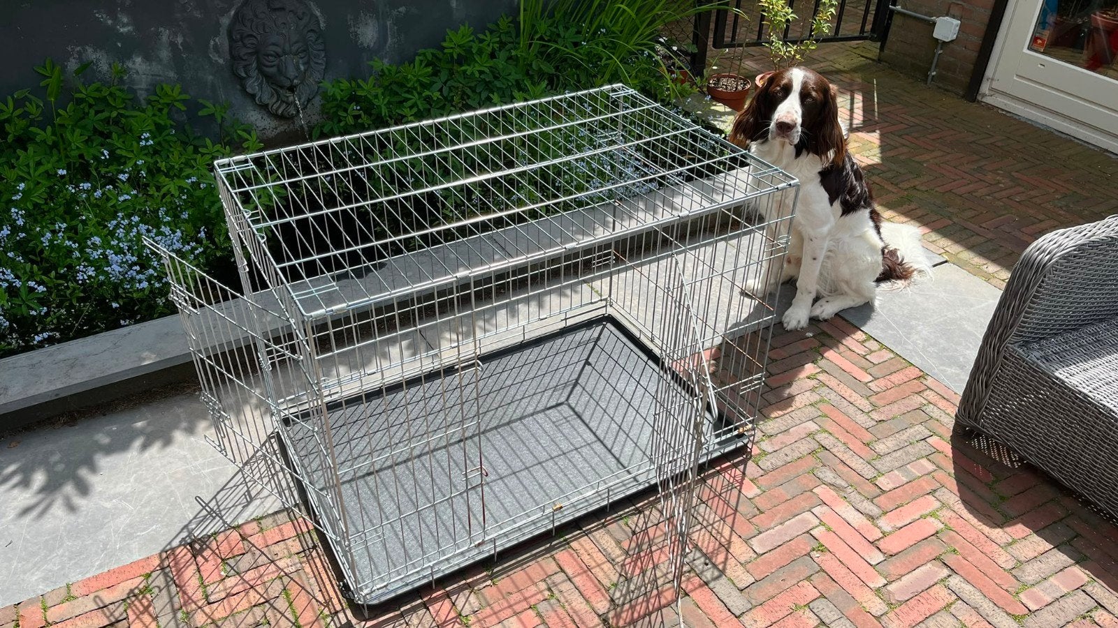 Hondenbench, Ophalen, 75 tot 110 cm, 65 tot 100 cm