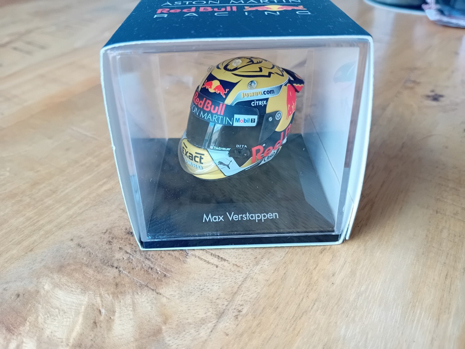 max Verstappen 1/8 helm Oostenrijk 2018, Ophalen of Verzenden, Zo goed als nieuw, Formule 1