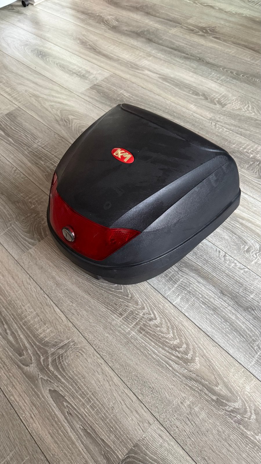 Scooter topkoffer zwart met slot en sleutel, Ophalen, Gebruikt, Overige typen, Overige merken