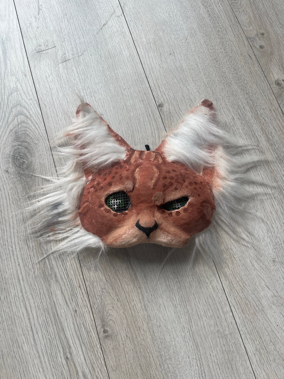 Handmade Therian Masker by l~m~f little~mist fox on starzz, Gebruikt, Handgemaakt, Meerkleurig, Ophalen of Verzenden