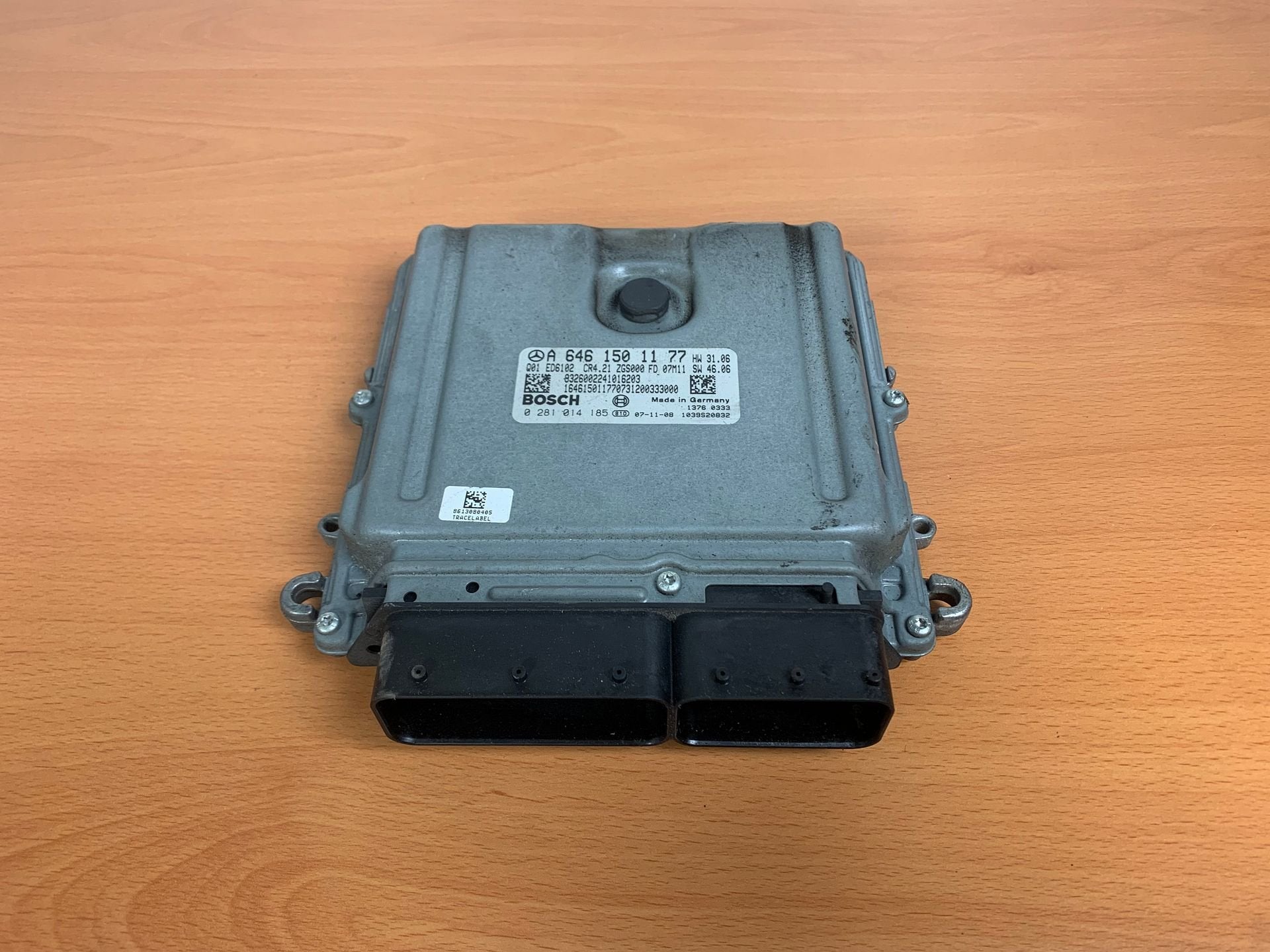 ecu mercedes vito 639 2.2 cdi 111 A6461501177 0281014185 DSL, Gebruikt, -, Ophalen of Verzenden, -