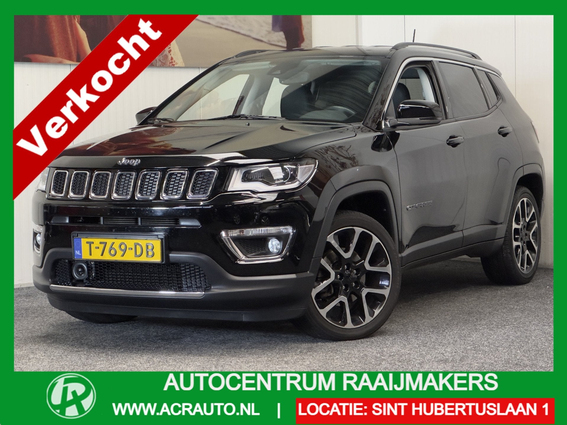 Jeep Compass 1.4 MULTIAIR LIMITED NAVIGATIE ADAPTIVE CRUISE, Auto's, Voorwielaandrijving, Dealer onderhouden, 450 kg, Gebruikt