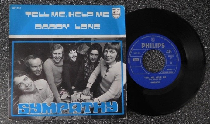 Sympathy - tell me, help me (BE 1971) (vanaf € 5,00), Cd's en Dvd's, Ophalen of Verzenden, Zo goed als nieuw, 7 inch, Pop