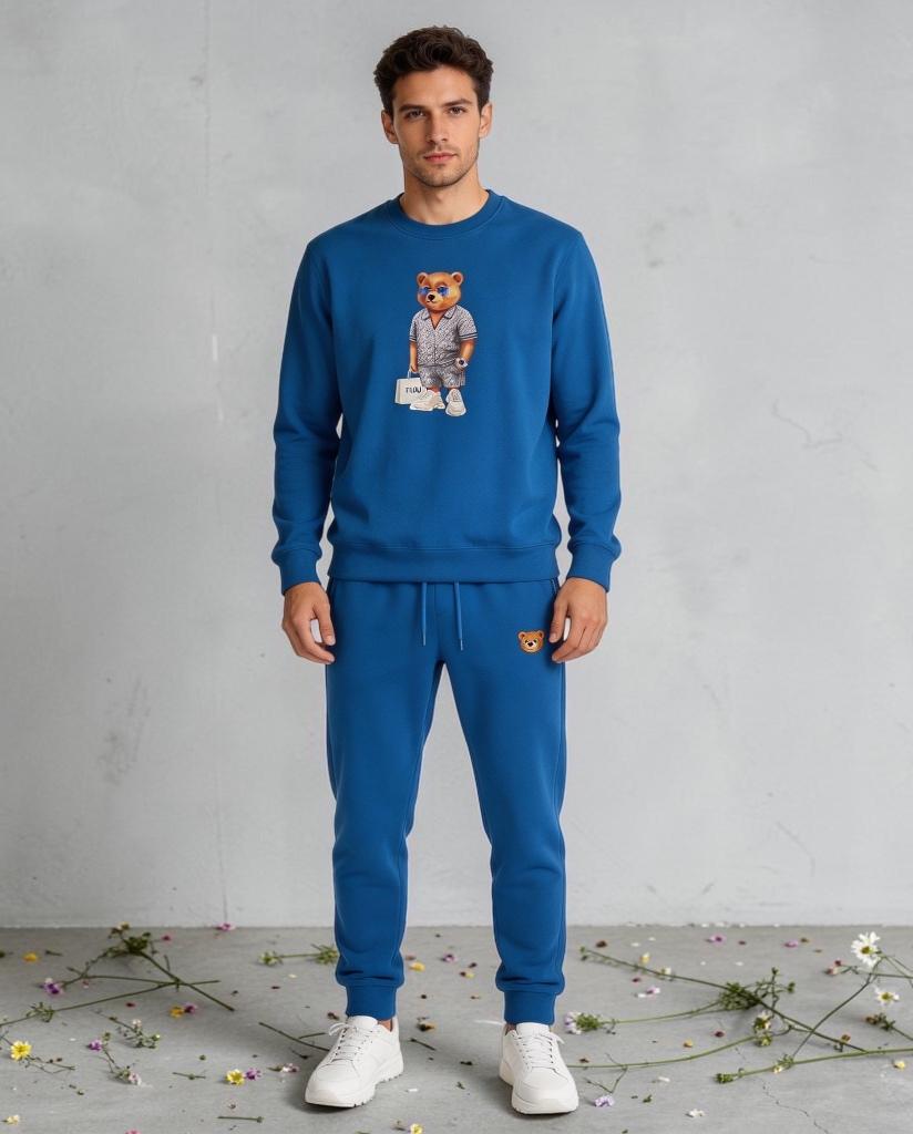 BARON FILOU 🐻 Joggingbroek + Pullover set heren | MAAT S, Baron Filou, Blauw, Ophalen of Verzenden, Zo goed als nieuw