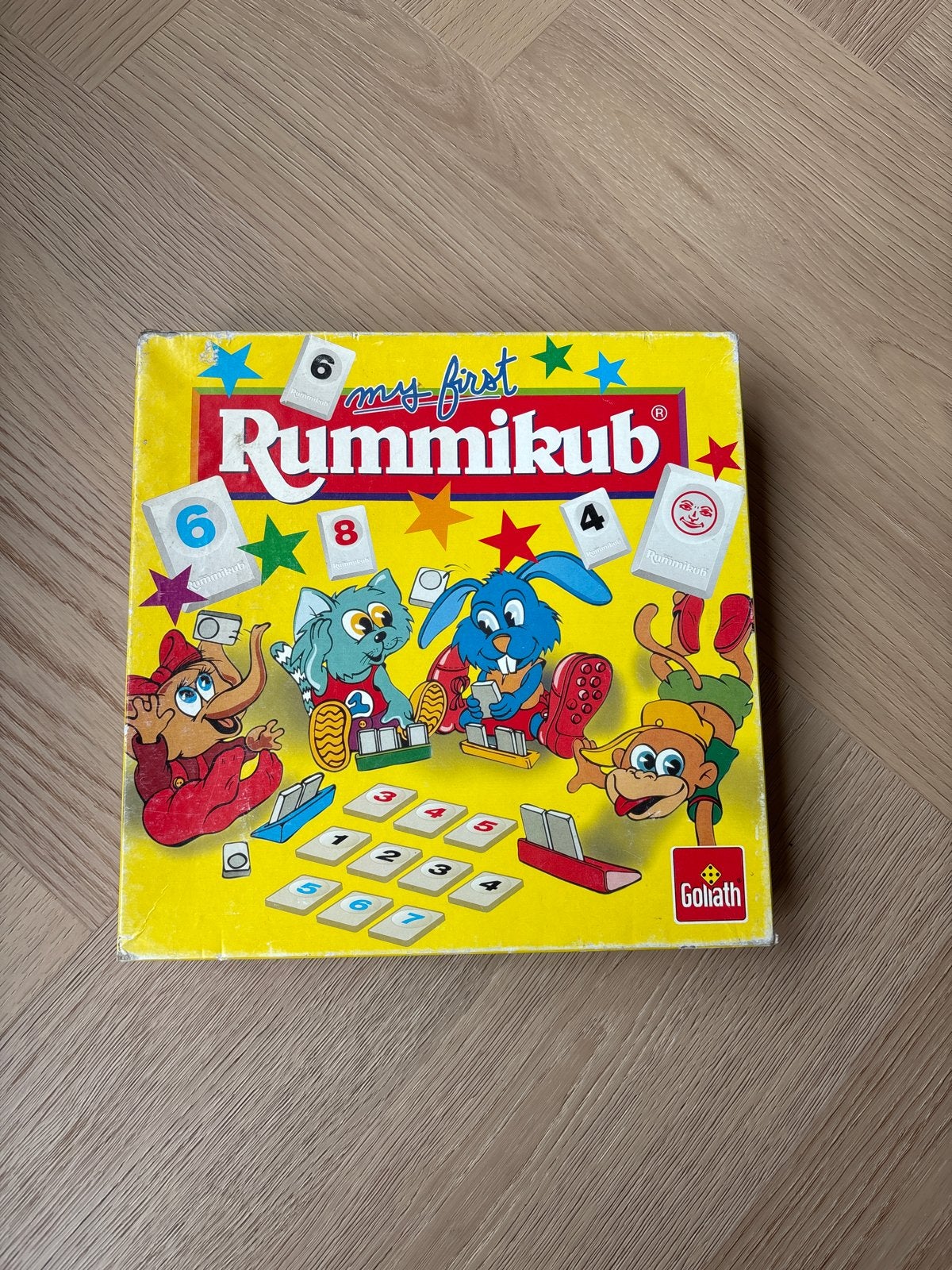 My First Rummikub bordspel 4-10jr Compleet en in goede staat, Drie of vier spelers, Ophalen of Verzenden, Zo goed als nieuw