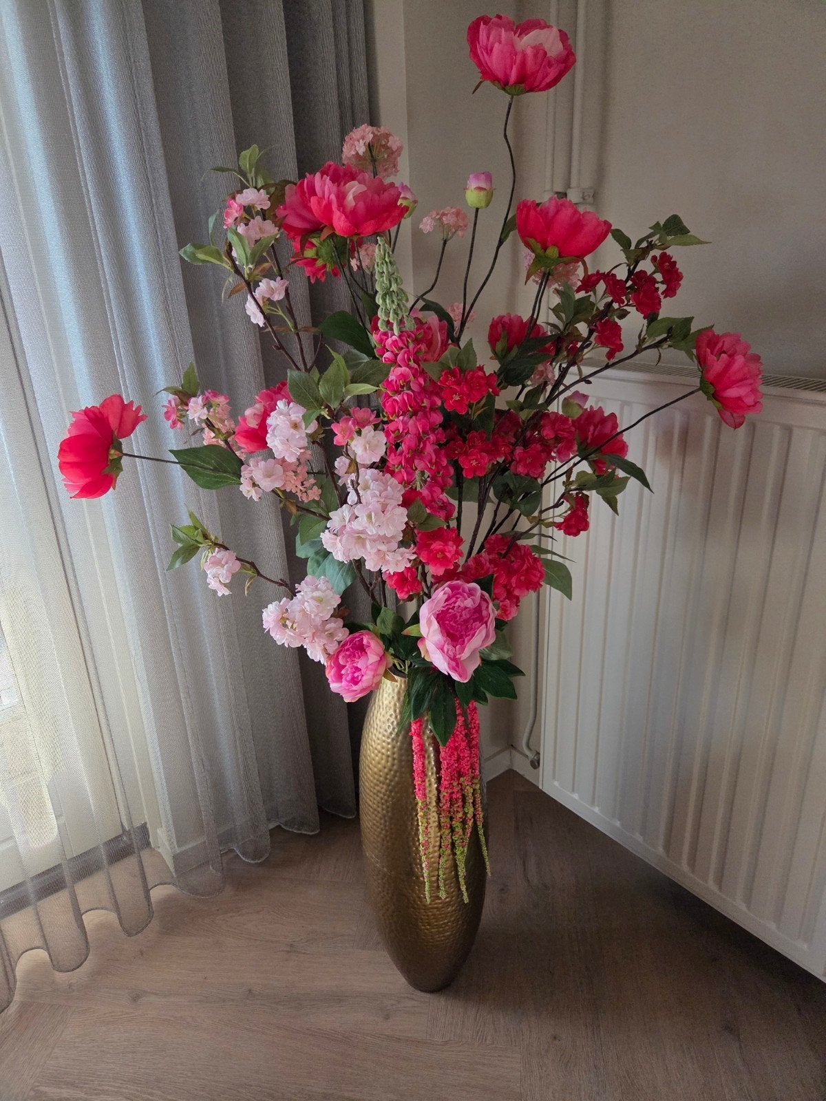 zijde kunst bloemen, Huis en Inrichting, Ophalen, Zo goed als nieuw, Binnen
