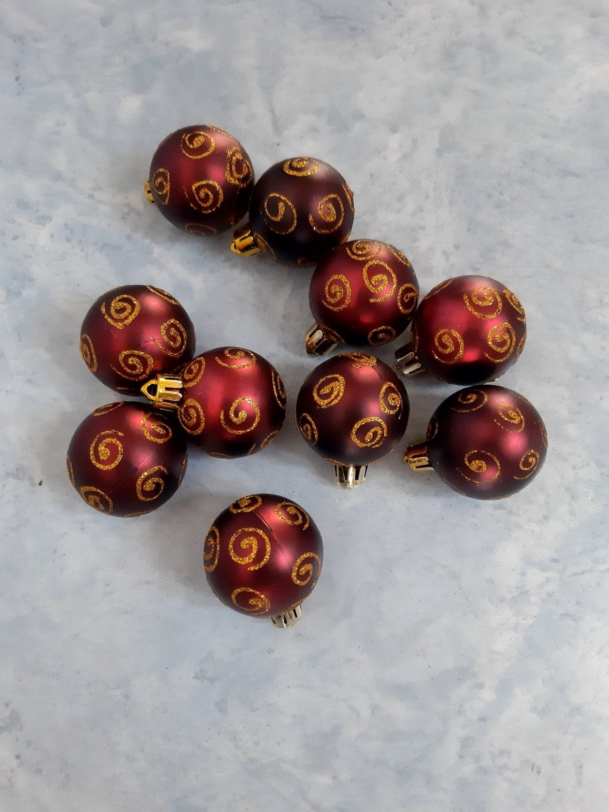 Kerstballen bruin met goud 13 stuk Ze lijken wel een beetje, Ophalen of Verzenden