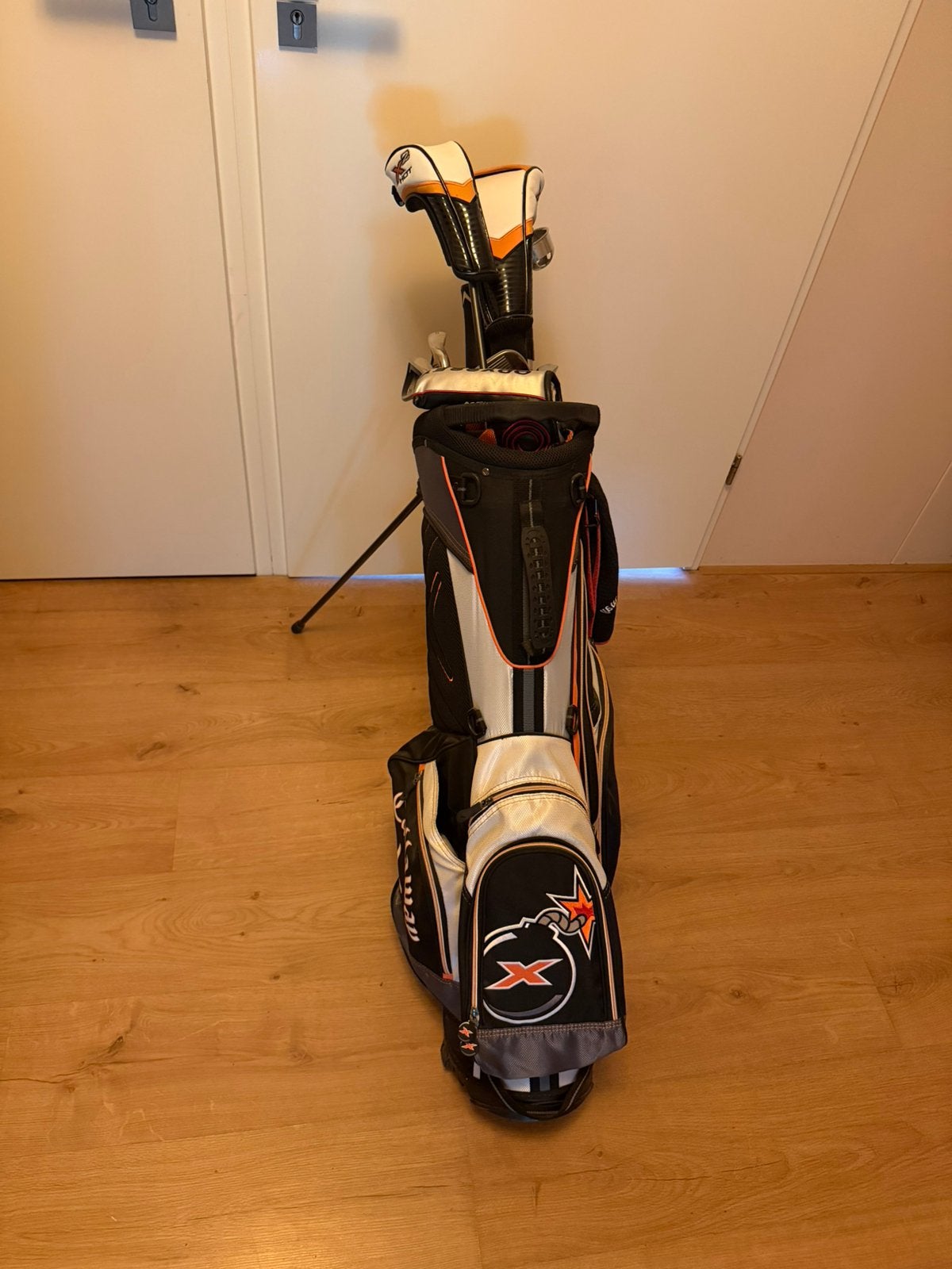 Calleway golftas+golf kar, Sport en Fitness, Ophalen of Verzenden, Zo goed als nieuw, Golfkar
