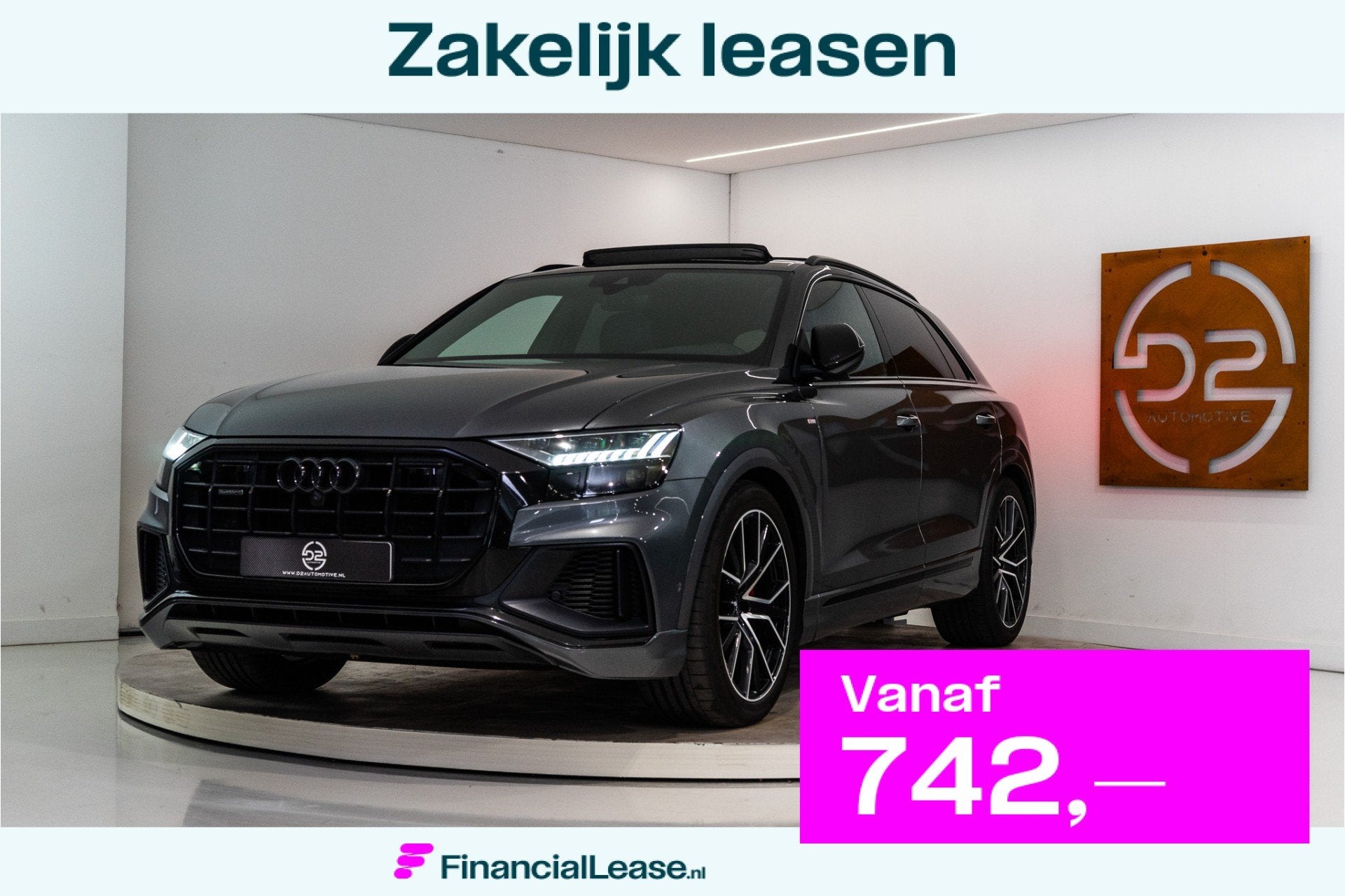 Audi Q8 50 TDI Quattro Pro Line S | Pano | Matrix | Trekhaak, Automaat, 12 maanden, Gebruikt, Q8