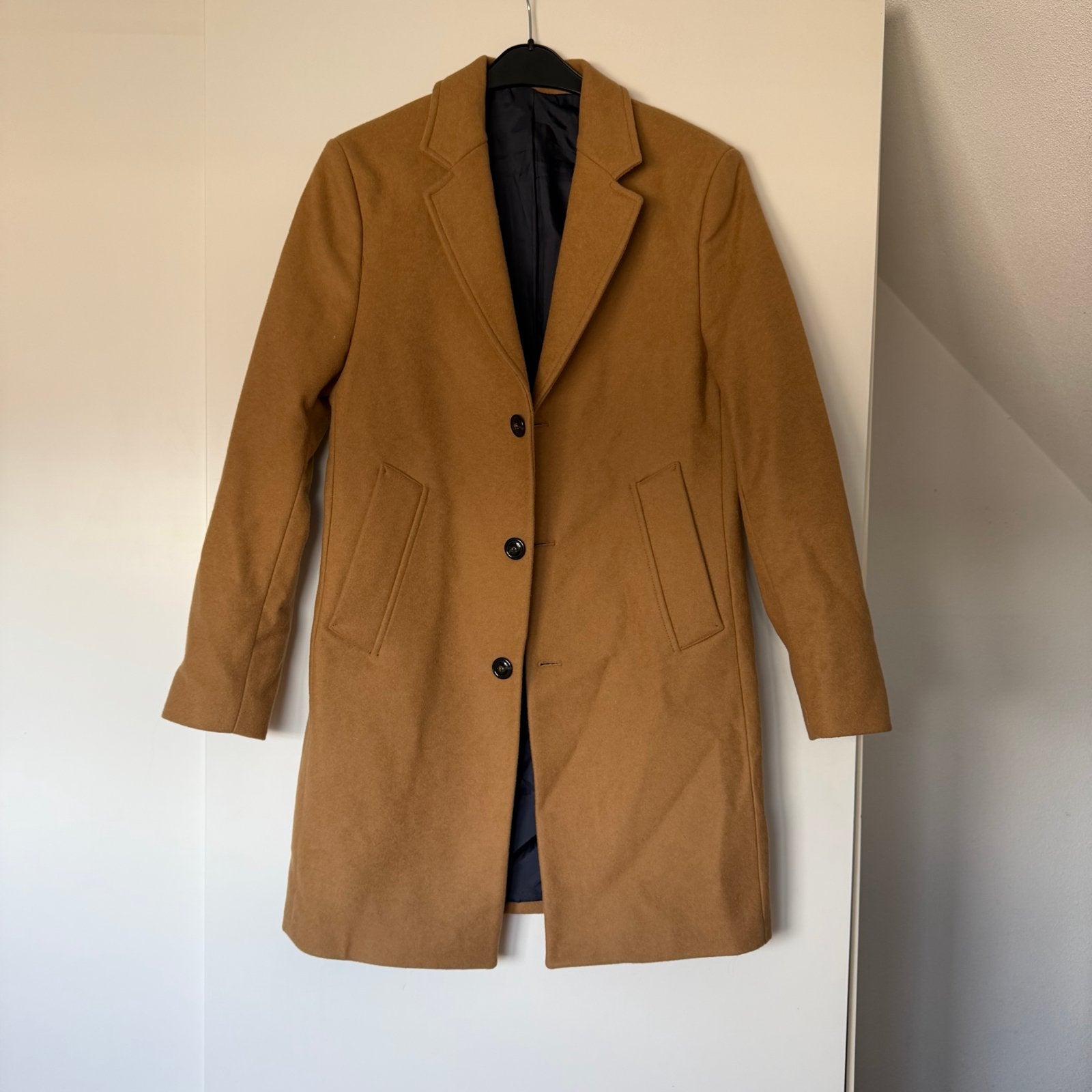 Zara wollen jas - Maat M, Ophalen of Verzenden, Zo goed als nieuw, Maat 48/50 (M), Bruin