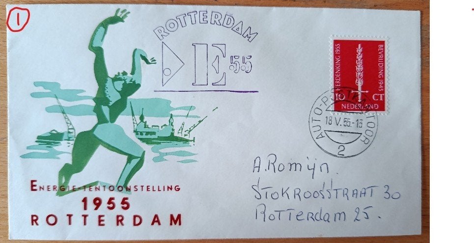 17 enveloppen (en FDC's) Nederland, Postzegels en Munten, Verzenden, Na 1940, Gestempeld