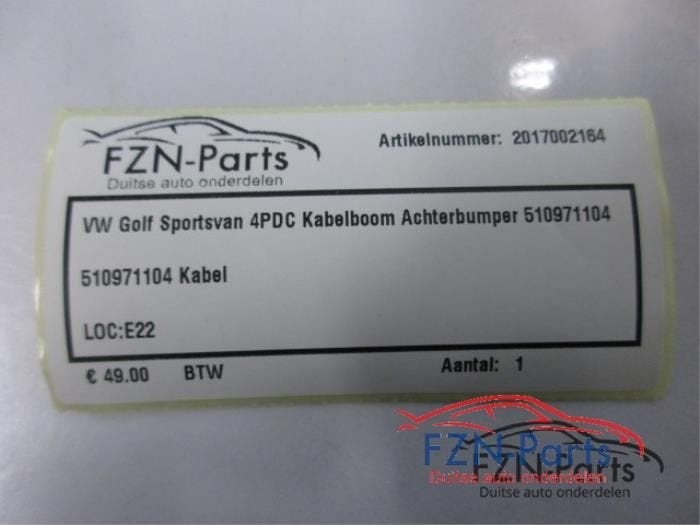 PDC kabelboom Volkswagen Golf Sportsvan (22737099), Ophalen of Verzenden, Gebruikt