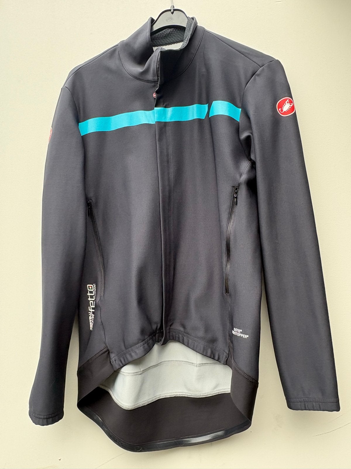Castelli Gabba Fietsjack en Bibshort, Fietsen en Brommers, Ophalen, Heren, Zo goed als nieuw, L