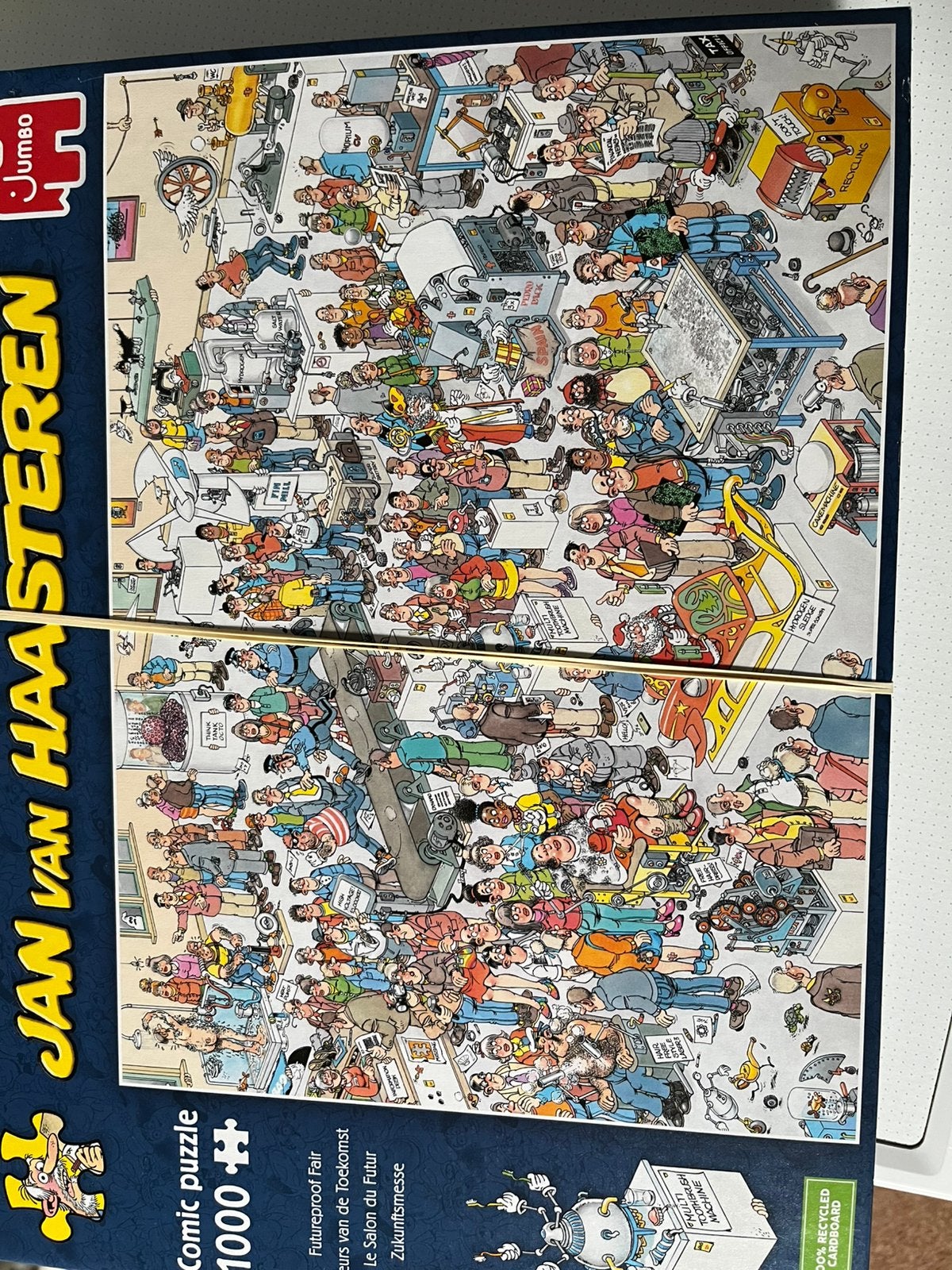 5 Jan van Haasteren puzzels 1000 stukjes.