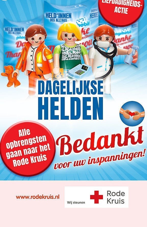 Playmobil 70685 Liefdadigheid Gelimiteerde kassière Corona, Ophalen of Verzenden, Nieuw, Complete set