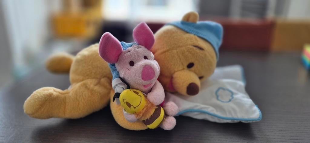 Poeh met Knorrtje knuffel, Ophalen of Verzenden, Zo goed als nieuw, Overige typen