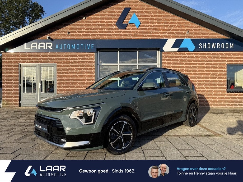 Kia Niro 1.6 GDi 183PK PHEV DynamicLine Edition, Auto's, Dealer onderhouden, Gebruikt, Leder en Stof, Bedrijf