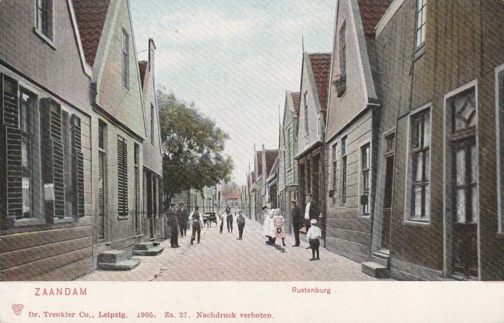 zaandam- rustenburg 1905, Ophalen of Verzenden, Voor 1920, Noord-Holland