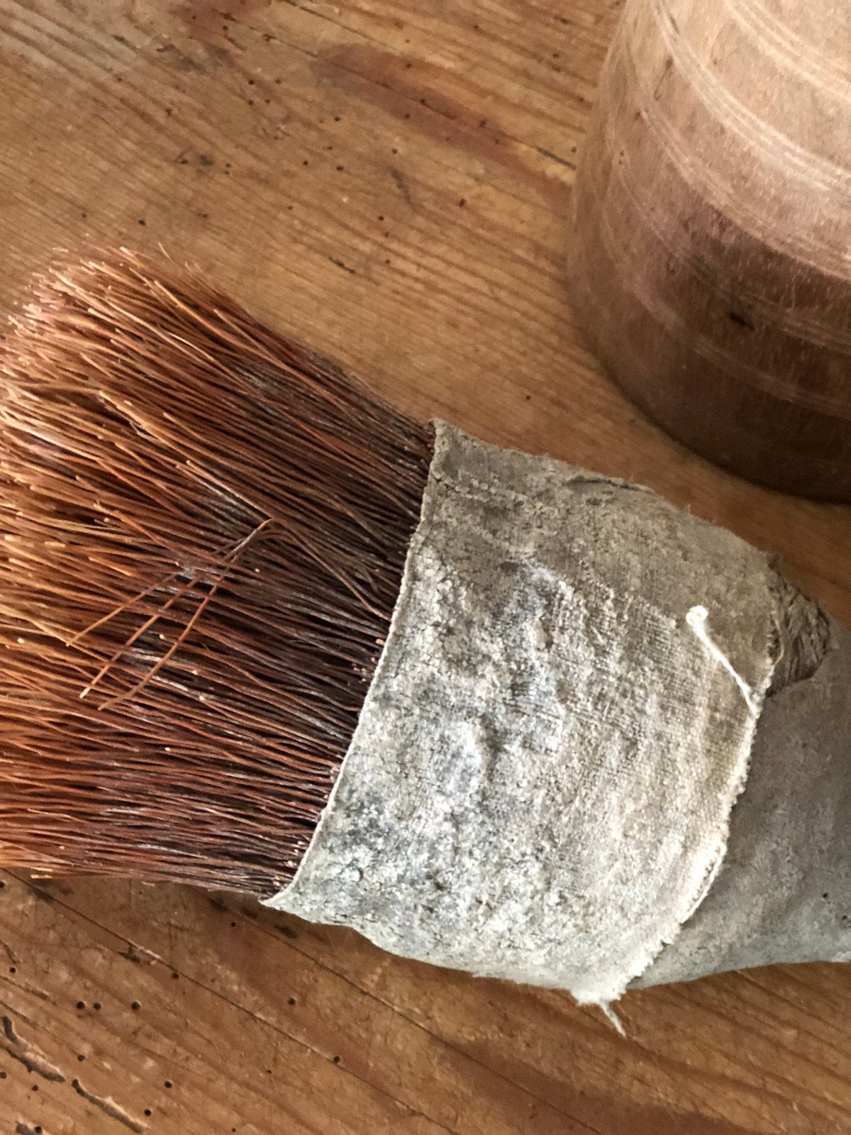 Houten decoratie kwast, Ophalen of Verzenden
