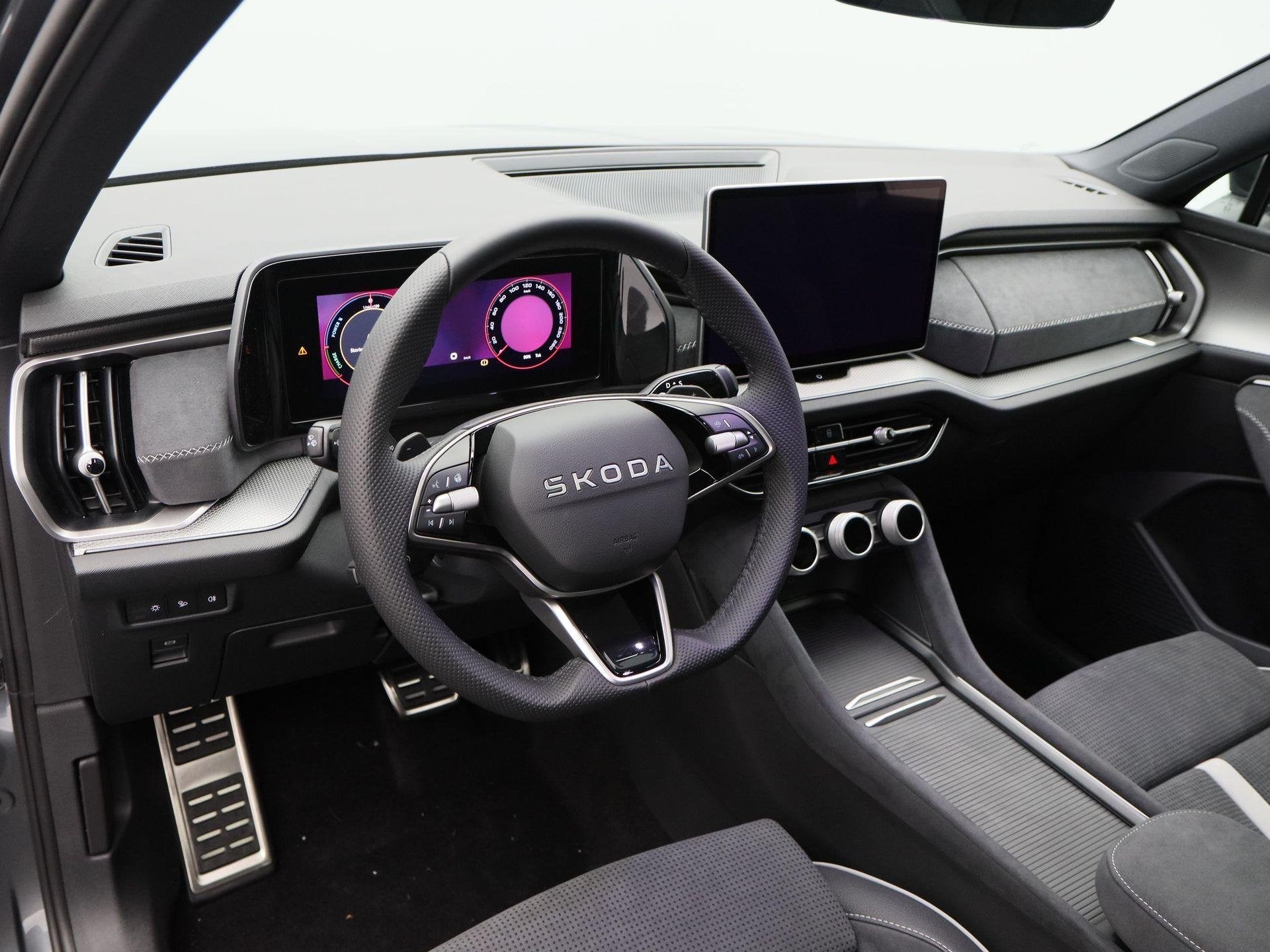 Skoda Kodiaq Sportline Business 1.5 TSI PHEV 204 PK | Panora, Auto's, 4 cilinders, 26 kWh, Plug-in hybride, Bedrijf