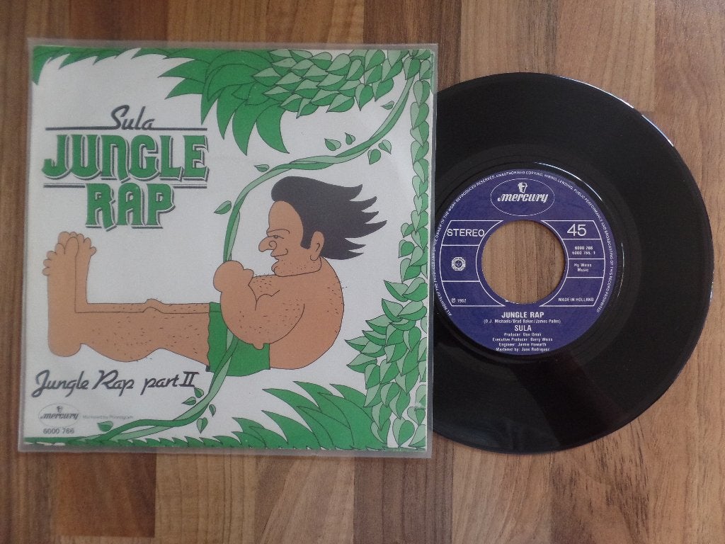 single Sula – Jungle Rap, Cd's en Dvd's, Ophalen of Verzenden, Gebruikt, 7 inch, Pop