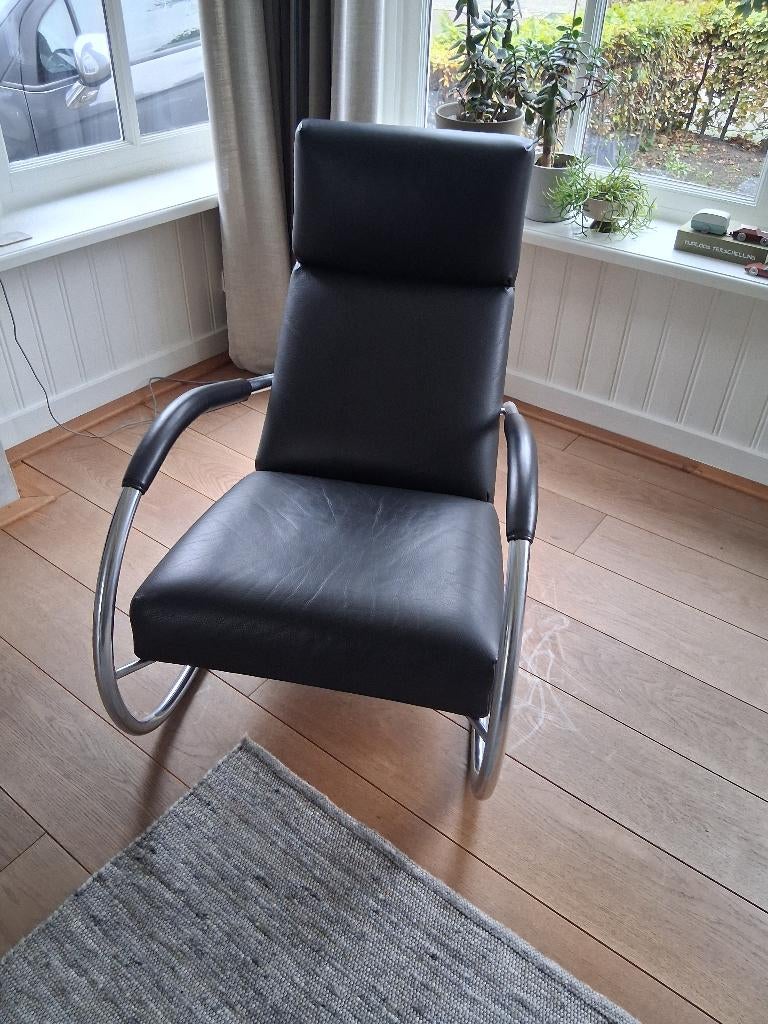 speedster design stoel merk label, Ophalen, Gebruikt, Zwart, Eén