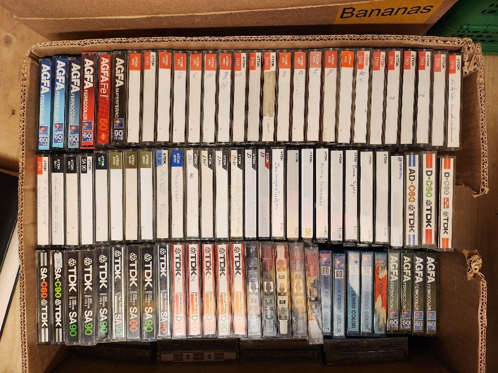 Grote collectie Cassettebandjes 750 stuks, Ophalen, Gebruikt, Overige genres, Voorbespeeld