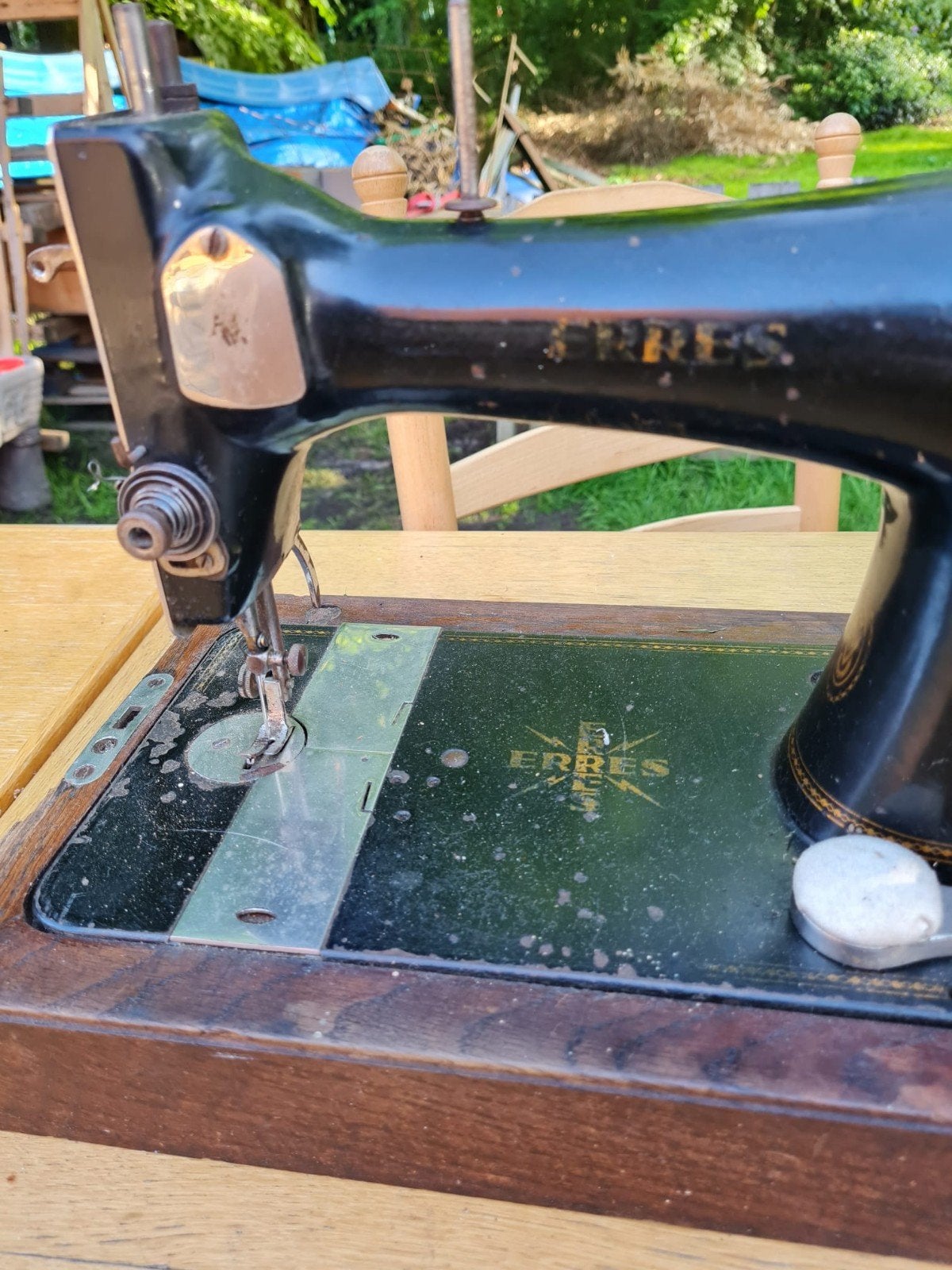 ERRES Naaimachine antiek, Antiek en Kunst, Ophalen