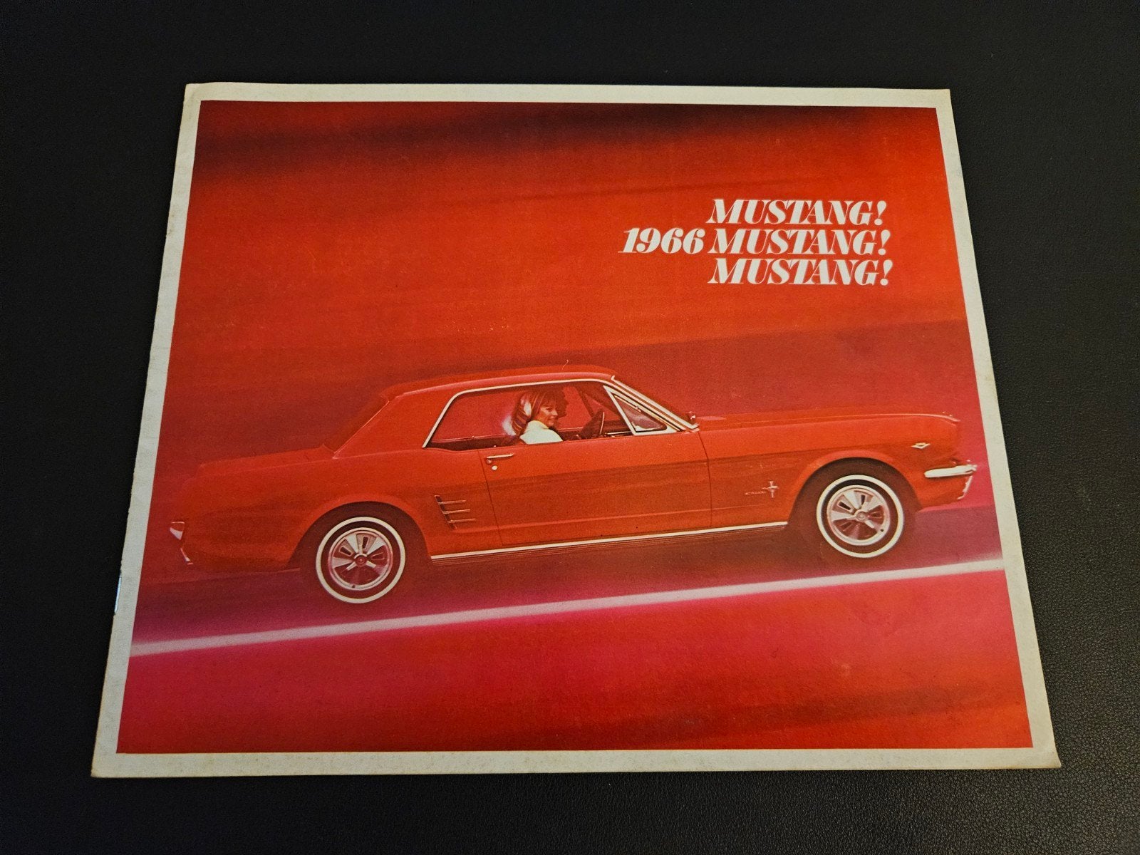 Brochure Ford Mustang 1966, Ophalen of Verzenden, Zo goed als nieuw, Ford