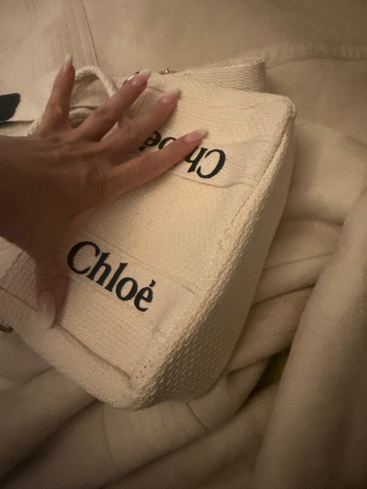 Chloé Dames Tas - Stijlvol en Veelzijdig, Ophalen, Nieuw, Beige, Handtas
