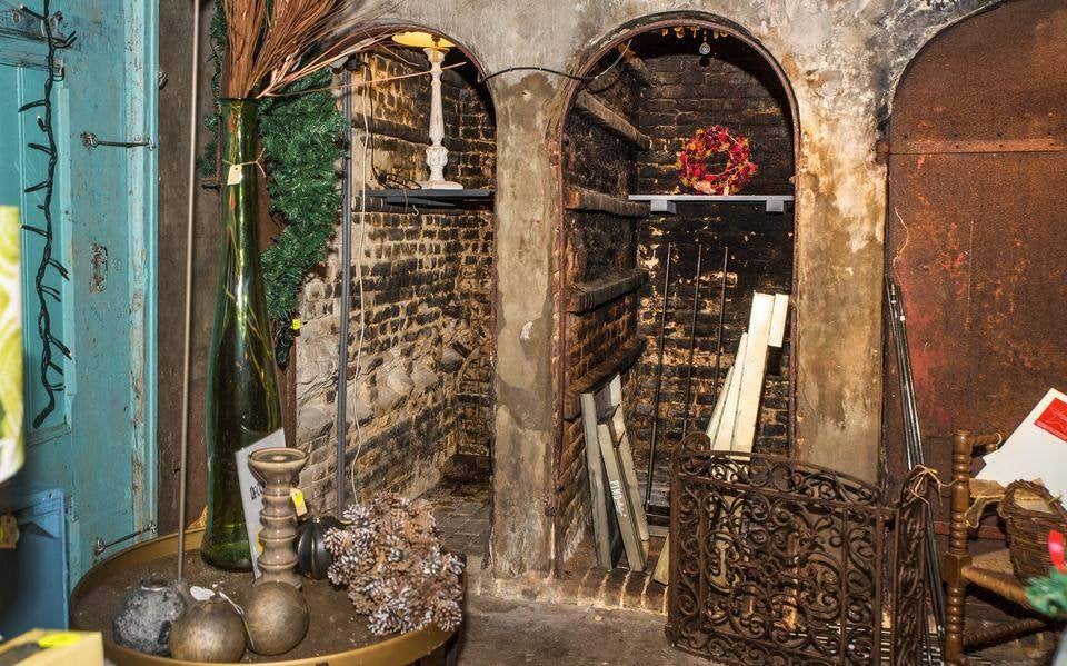 4 Cultureel historische Joodse slagerij poorten (brocante), Tuin en Terras, Tuinpoorten, Ophalen, Gebruikt, Minder dan 100 cm