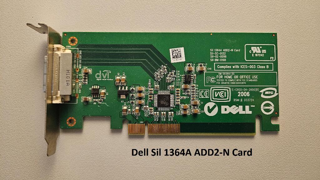 ADD2 PCI Express card with DVI, Ophalen of Verzenden, Dell