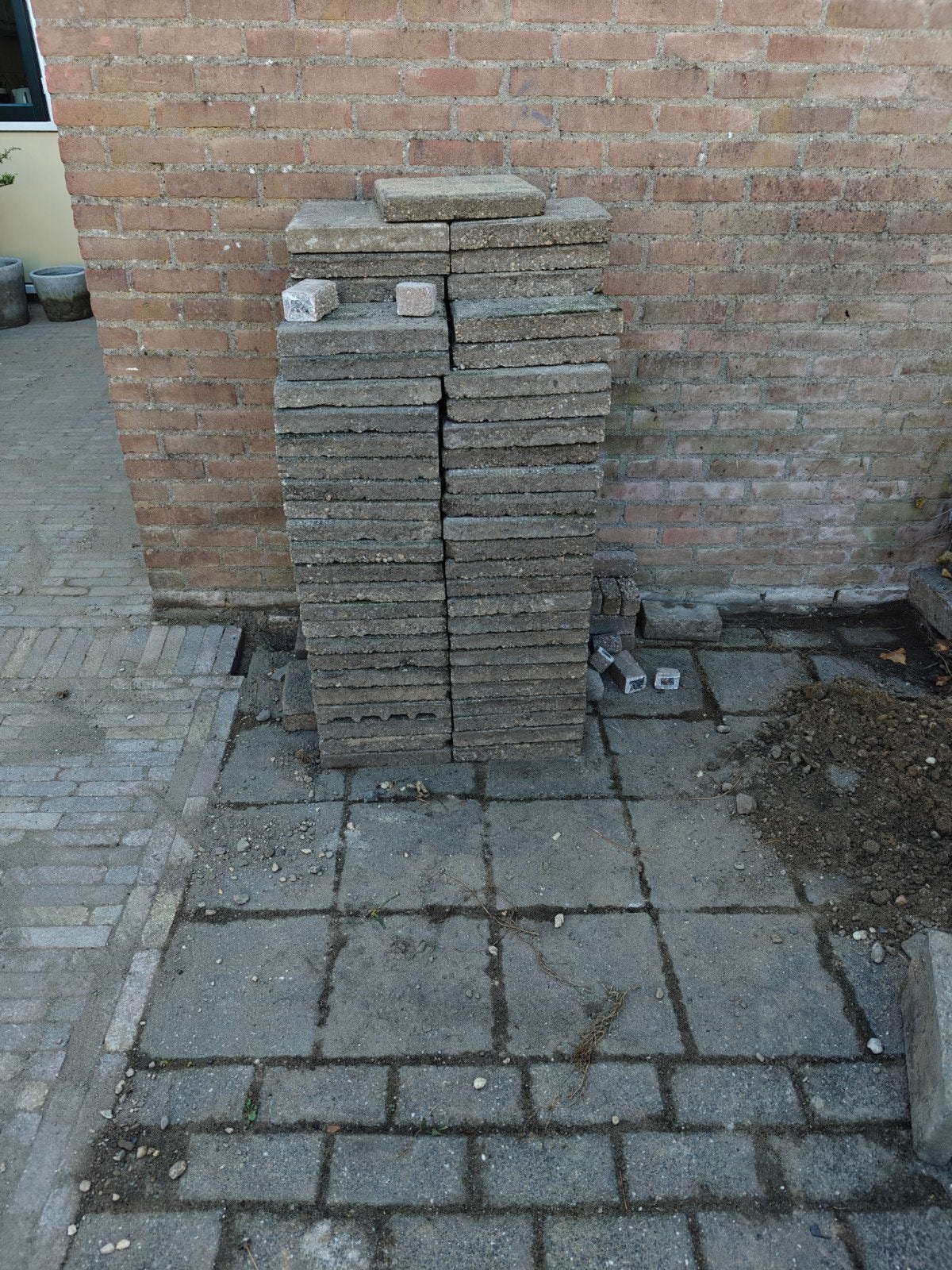 Gebruikte betontegels, Ophalen, Gebruikt, 10 m² of meer, Beton