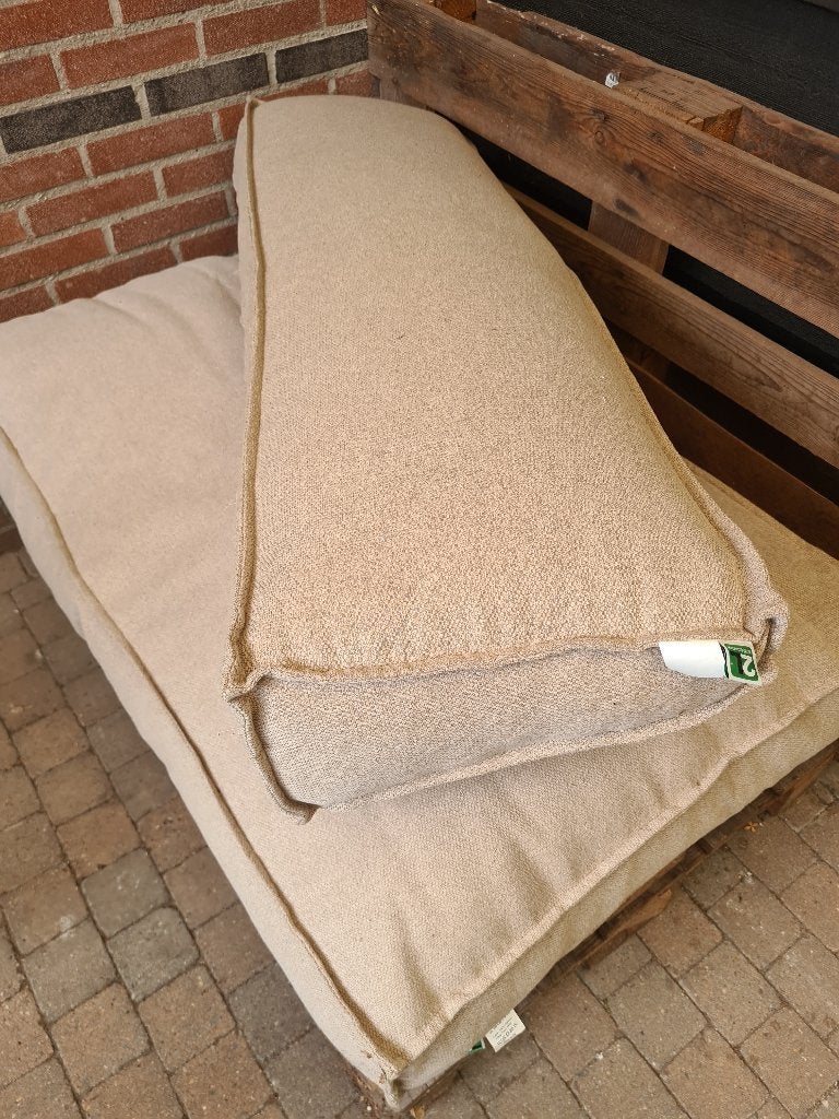Tuinkussens palletbank, Ophalen, Zo goed als nieuw