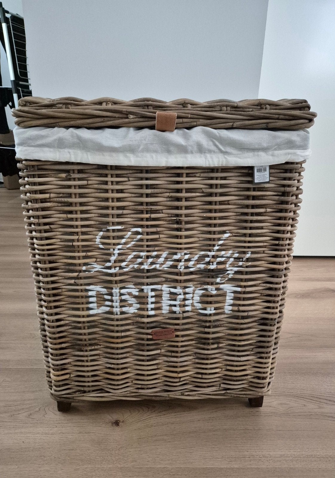 Nieuwe Riviera Maison Wasmand District Rotan Naturel, Ophalen, Mand, Nieuw, Riet