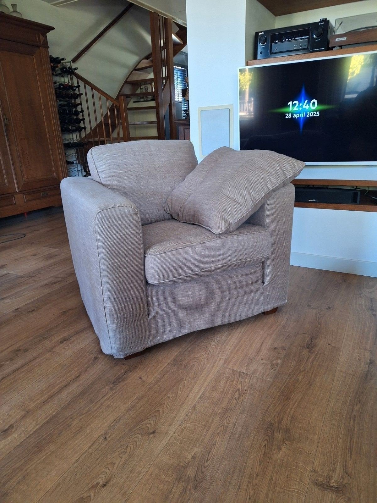 linteloo fauteuil - Zo goed als nieuw, Huis en Inrichting, Ophalen, 75 tot 100 cm, Zo goed als nieuw, 75 tot 100 cm