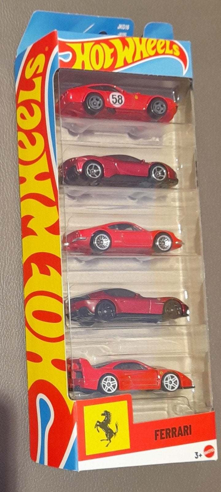 Hot Wheels Ferrari 5-pack - Nieuw in verpakking, Hobby en Vrije tijd, Modelauto's | Overige schalen, Ophalen of Verzenden, Nieuw
