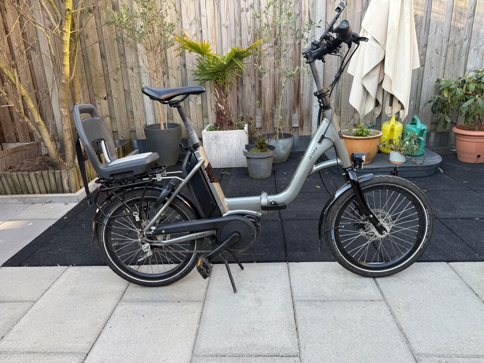 2x Sparta D-Wiz vouwfietsen met Bosch middenmoter, Overige merken, 20 inch of meer, Gebruikt, Ophalen of Verzenden