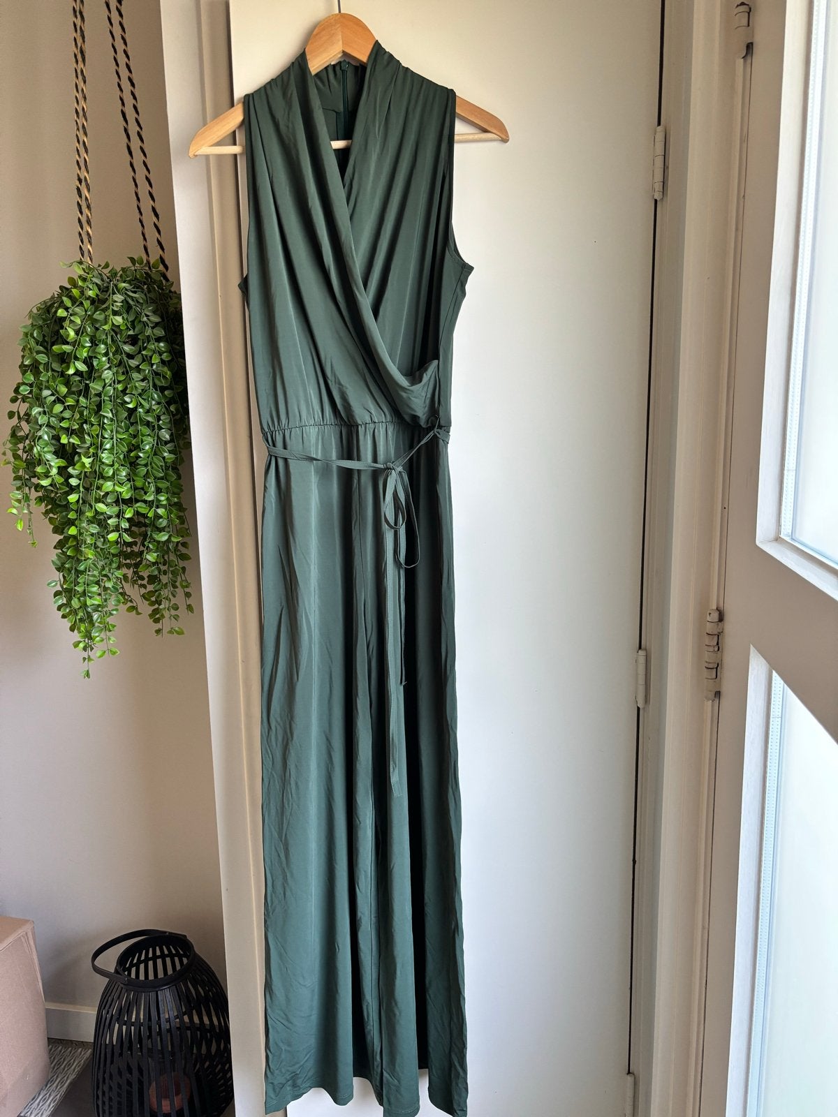 MaxMara groene jumpsuit, Kleding | Dames, Ophalen of Verzenden, Zo goed als nieuw, Maat 38/40 (M), Groen