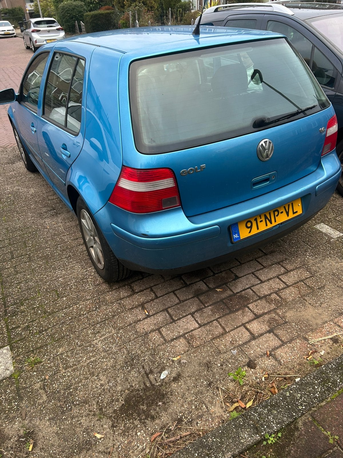 Volkswagen Golf 1.6 77KW 2004 Blauw, Auto's, Voorwielaandrijving, Stof, 1145 kg, Zwart