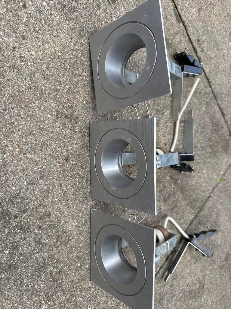 Set van 3 Inbouw Spotjes - Gebruikt, Ophalen, Gebruikt, Minder dan 30 watt, Overige typen