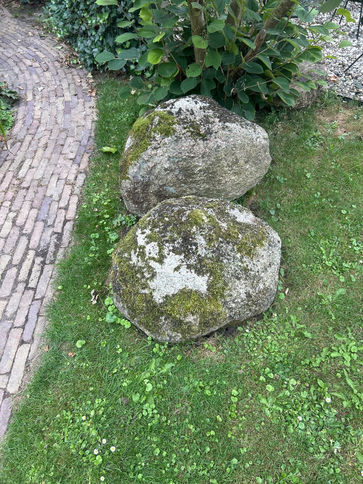 Grote natuurstenen rotsblokken voor tuin of decoratie, Tuin en Terras, Ophalen, Gebruikt, Graniet, Kei