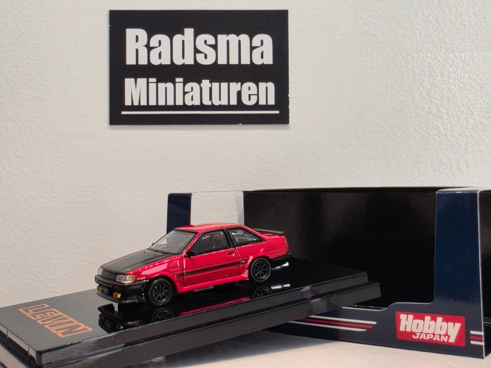 Toyota Corolla Levin AE86 2-Door - 1:64 Hobby Japan, Auto, Ophalen of Verzenden, Hobby Japan, Nieuw